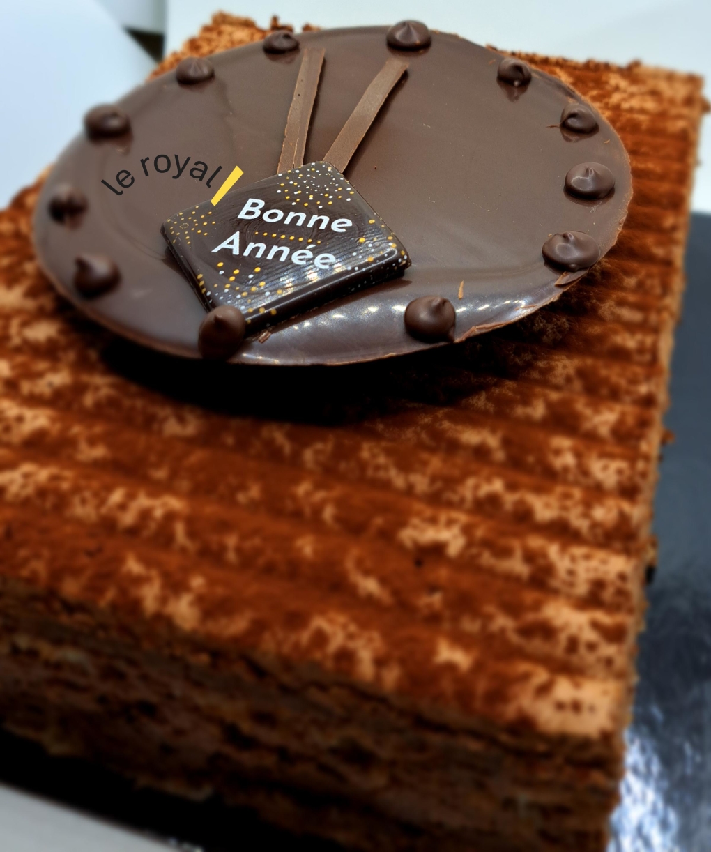 le royal l’entremet du nouvel an